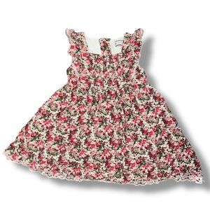 SweetHoney Ruffled Tiered Red and Green Sundress